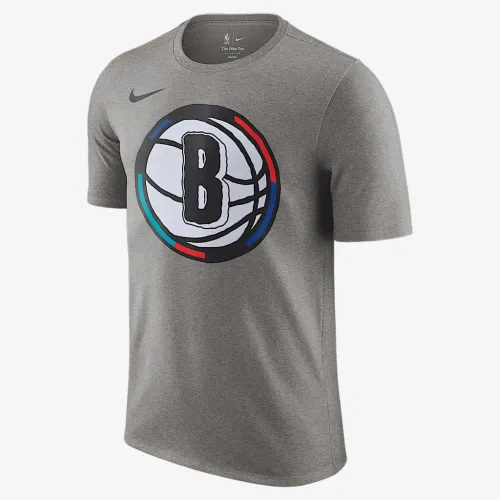 Brooklyn Nets Essential City Edition чоловічі Nike NBA футболка колір сірий