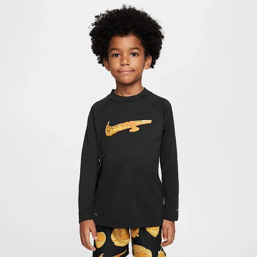 Nike Swim Hydroguard Little детские Long-Sleeve Top цвет черный