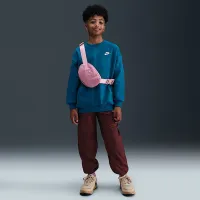 Nike Sportswear Club Fleece Big детские оверсайз свитшот синий