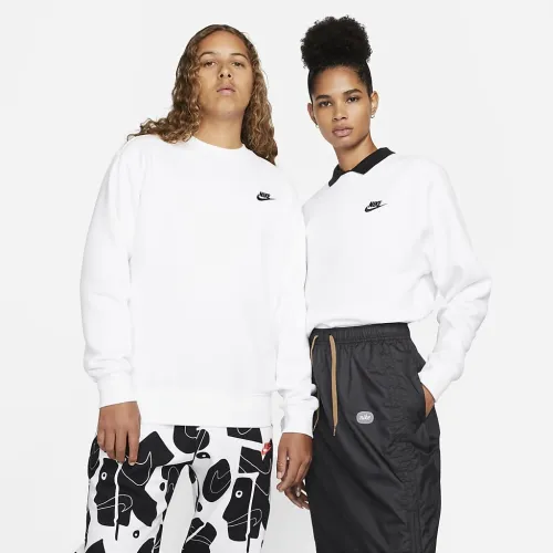 Nike Sportswear Club Fleece мужские Crew цвет белый