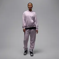 Nike Jordan Brooklyn Fleece жіноча Pullover Толстовка з капюшоном колір фіолетовий