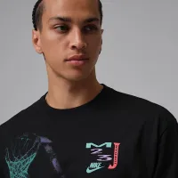 Nike Jordan Brooklyn чоловічі футболка колір чорний