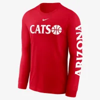 Arizona Wildcats баскетбольні Icon чоловічі Nike College Long-Sleeve футболка колір червоний