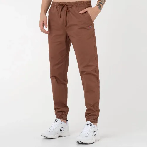 Штани Champion C Logo бавовняніTwill Joggers 218169-MS557 - Бежеві
