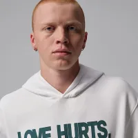 Nike Jalen Hurts чоловічі Fleece Толстовка з капюшоном колір білий