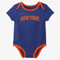 New York Knicks Baby Nike NBA 3 пари Bodysuit комплект Orange