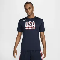 USA Practice чоловічі Nike баскетбольні футболка блакитний