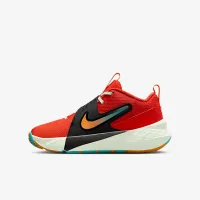 Nike Team Hustle D 12 Big дитячі баскетбольні Кросівки колір червоний