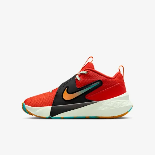 Nike Team Hustle D 12 Big дитячі баскетбольні Кросівки колір червоний