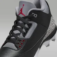Nike Jordan 3 Mid TD чоловічі Football Cleats колір чорний