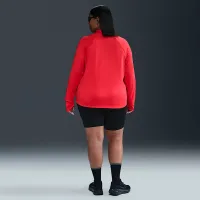 Nike Swift жіноча Dri-FIT UV 1/4-Zip Running Top (великі розміри) колір червоний
