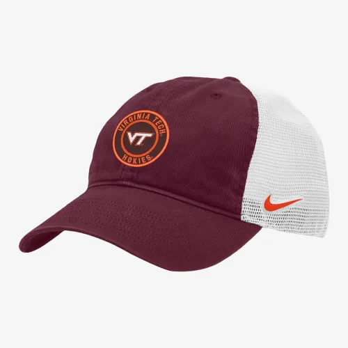 Virginia Tech Heritage86 Nike College Trucker Hat цвет красный