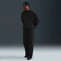 Nike Tech чоловічі Fleece Loose-Fit Open Hem Pants колір чорний