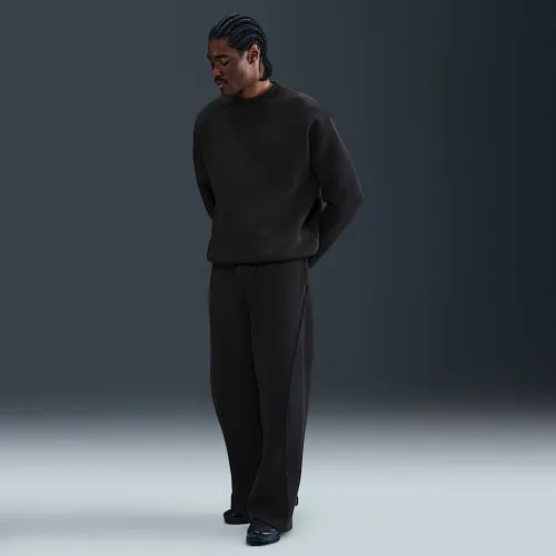 Nike Tech мужские Fleece Loose-Fit Open Hem Pants цвет черный