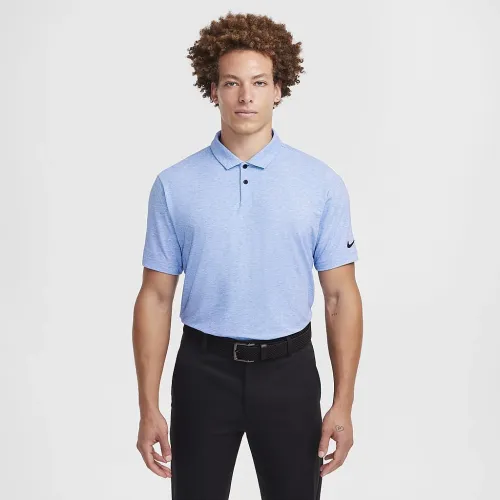 Nike Dri-FIT Tour чоловічі Heatheколір червоний для гольфу Polo блакитний