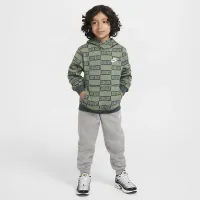 Nike Sportswear Textuцвет красный Club Little детские Fleece Pullover Толстовка с капюшоном цвет зеленый