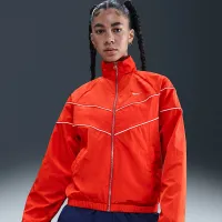 Nike Windrunner женская Loose UV Woven Full-Zip Куртка цвет красный