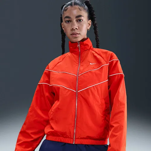 Nike Windrunner женская Loose UV Woven Full-Zip Куртка цвет красный