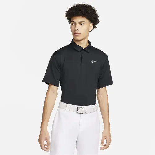 Nike Dri-FIT Tour чоловічі Solid для гольфу Polo колір чорний