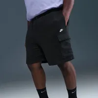 Nike Club чоловічі Fleece Cargo шорти колір чорний