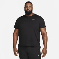 Nike Miler чоловічі Dri-FIT UV Short-Sleeve Running Top колір чорний