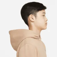 Nike Jordan Big детские (для мальчиков) Pullover Толстовка с капюшоном цвет коричневый