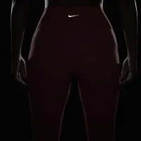 Nike One женская С высокой Талией 7/8 лосины с карманамиPink