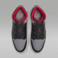 Nike Air Jordan 1 Mid чоловічі Кросівки колір чорний