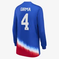 Naomi Girma USWNT 2024 Stadium Away Bid дитячі Nike Dri-FIT Soccer Jersey блакитний