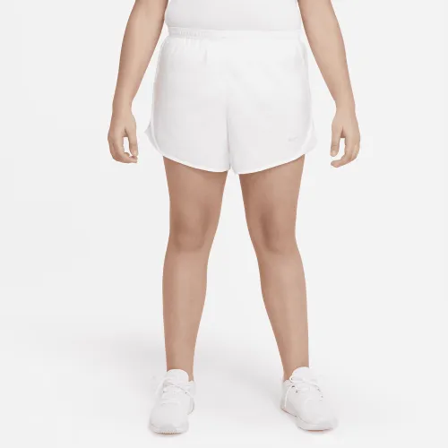 Nike Dri-FIT Tempo Big детские (Girls') Running шорты (Extended Size) цвет белый