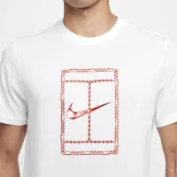 NikeCourt мужские Dri-FIT Tennis футболка цвет белый