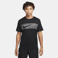 Nike Miler Flash чоловічі Dri-FIT UV Short-Sleeve Running Top колір чорний
