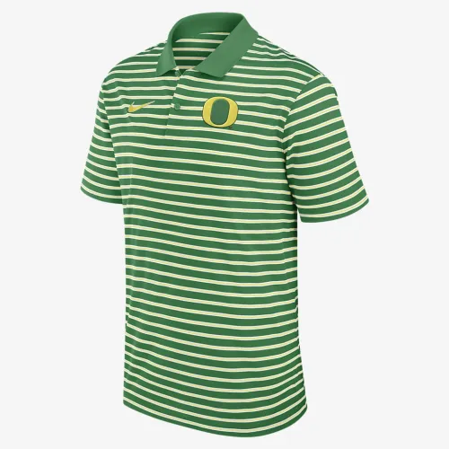 Oregon Ducks Primetime Victory Striped чоловічі Nike Dri-FIT College Polo колір зелений