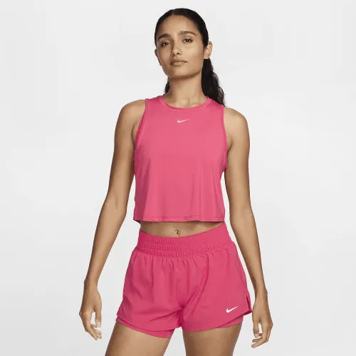 Nike One Classic женская Dri-FIT Cropped Tank Top Pink