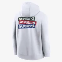 Nike Club Fleece чоловічі Pullover Толстовка з капюшоном колір білий