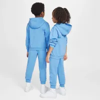 Nike Full-Zip Club комплект Little Kids 2-Piece Толстовка з капюшоном комплект блакитний