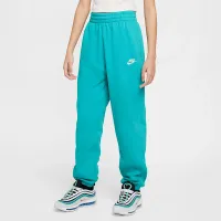 Nike Sportswear Club Fleece Big детские Loose Pants цвет зеленый