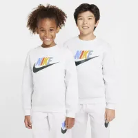 Nike Sportswear Club Fleece Big дитячі світшот колір коричневий