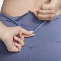 Nike Go женская Therma-FIT С высокой Талией 7/8 лосины с карманамисиний