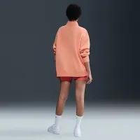 Nike Sportswear Phoenix Fleece женская оверсайз 1/4-Zip свитшот Orange