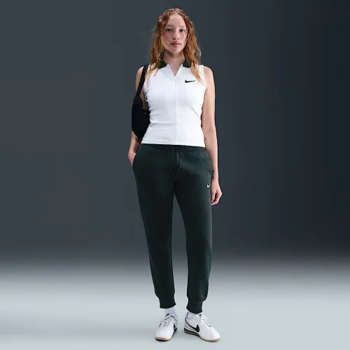 Nike Sportswear Phoenix Fleece жіноча Mid-Rise Sweatpants колір зелений