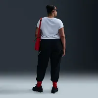 Nike Sportswear Chill Knit женская Cropped футболка (большие размеры) цвет белый