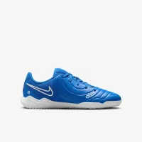 Nike Jr. Tiempo Legend 10 Club Little/Big детские Indoor/Court Low-Top Soccer Кроссовки синий