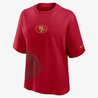 San Francisco 49ers Boxy женская Nike NFL футболка цвет красный