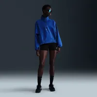 Nike Sportswear Collection женская оверсайз Twill 1/4-Zip Top синий