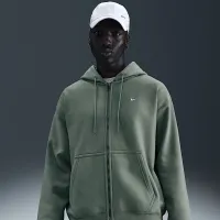 Nike Solo Swoosh чоловічі Full-Zip Fleece Толстовка з капюшоном колір сірий