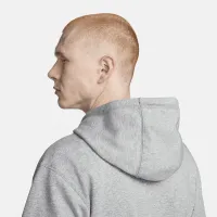 Nike Club Fleece мужские French Terry Pullover Толстовка с капюшоном цвет серый