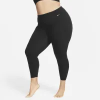 Nike Zenvy жіноча Gentle-Support З високою талією 7/8 лосіни (великі розміри) колір чорний