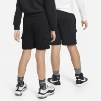 Nike Sportswear Club Fleece Big дитячі Cargo шорти колір чорний