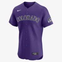 Colorado Rockies мужские Nike Dri-FIT ADV MLB Elite Jersey цвет фиолетовый